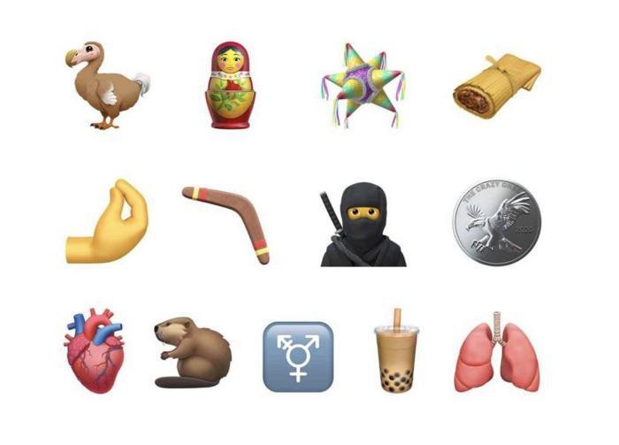 
Một số biểu tượng thú vị khác (Ảnh: Emojipedia) 