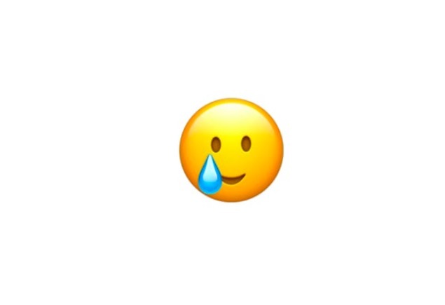 
Biểu tượng mặt cười rơi lệ (Ảnh: Emojipedia)