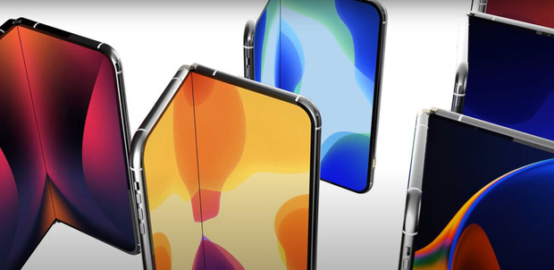  
iPhone và Samsung sẽ lại có cuộc chiến mới trong việc sản xuất điện thoại màn hình gập? (Ảnh: xda-developers).