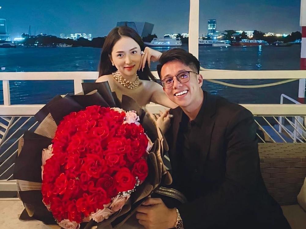 
Matt Liu và Hương Giang hẹn hò nhau sau khi tham gia chương trình ghép đôi. (Ảnh: FBNV).