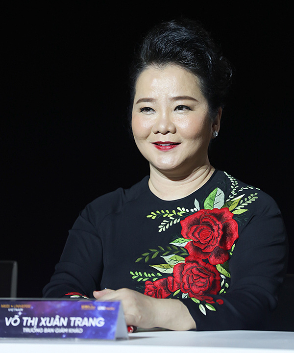  
Bà Xuân Trang là gương mặt “vàng” được chương trình Hoa hậu chọn làm giám khảo 3 mùa liên tiếp. (Ảnh: Đời Sống và Pháp Luật)