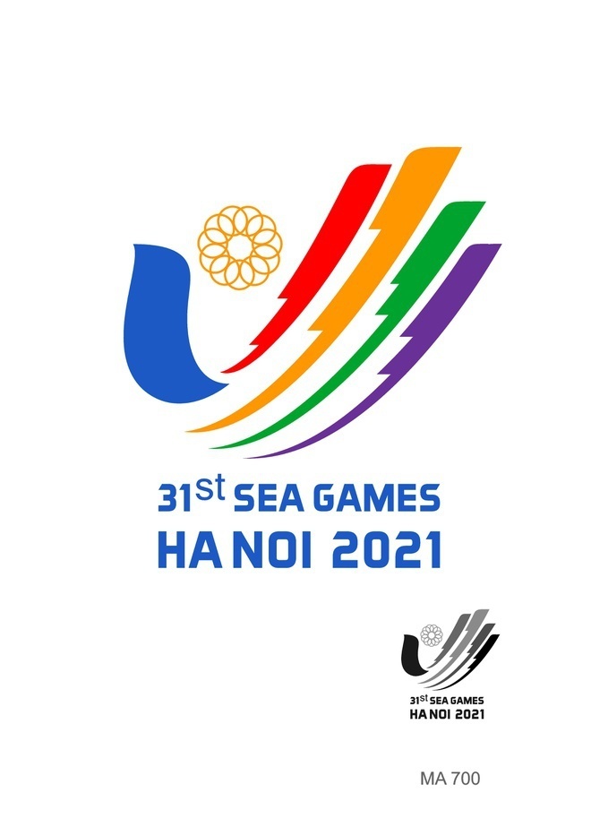  
Biểu trưng của SEA Games 31 cũng được xác định. (Ảnh: Tuổi Trẻ).