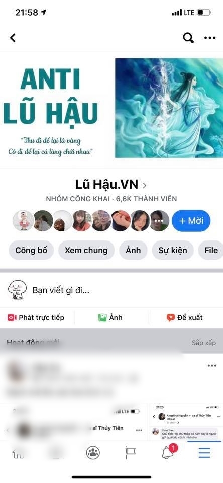  Đi làm việc tốt, Thủy Tiên lại nằm trong danh sách bị lập hẳn nhóm tiêu cực. (Ảnh: FBNV) - Tin sao Viet - Tin tuc sao Viet - Scandal sao Viet - Tin tuc cua Sao - Tin cua Sao