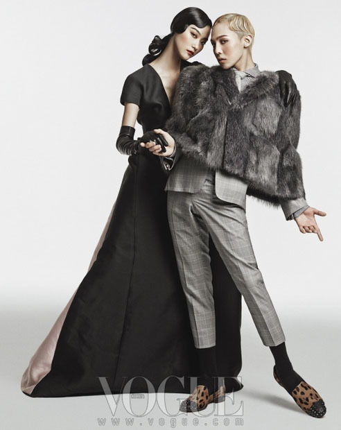 
G-Dragon từng để kiểu tóc tương tự trên bìa tạp chí Vogue. Ảnh: Vogue