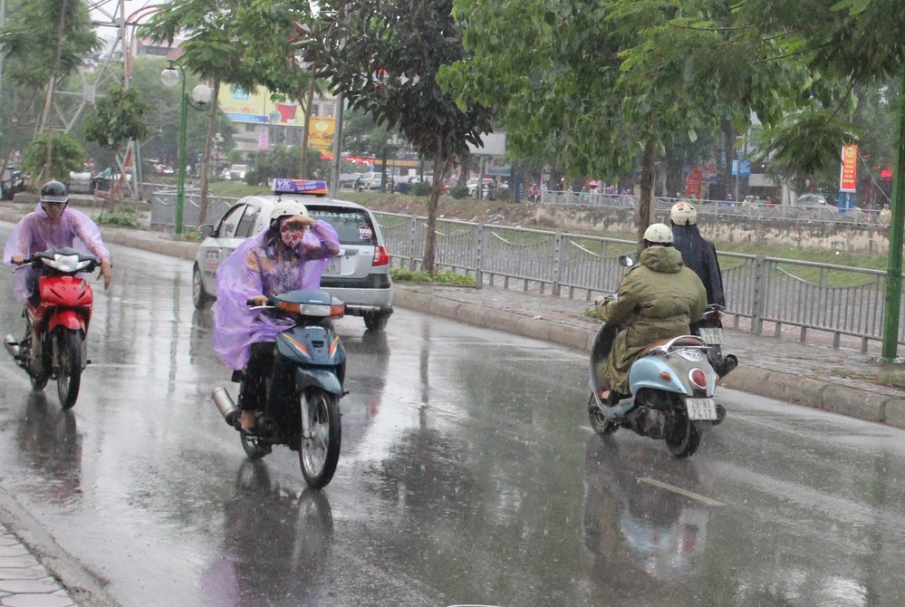  
Hà Nội xuất hiện mưa lạnh từ 15/11. (Ảnh: VNExpress).
