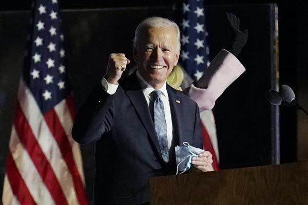  
Ông Biden được nhiều trang tin lớn tuyên bố đã thắng cử trong cuộc bầu cử Mỹ. (Ảnh: AP)