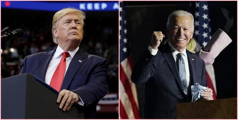  
Ông Trump và ông Joe Biden sẽ còn giằng co nhau trong thời gian tới? (Ảnh: AP).