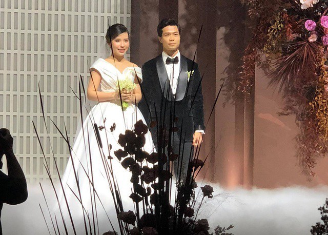  
Công Phượng và Viên Minh đã có một lễ cưới thật tuyệt. (Ảnh: Kim Anh)