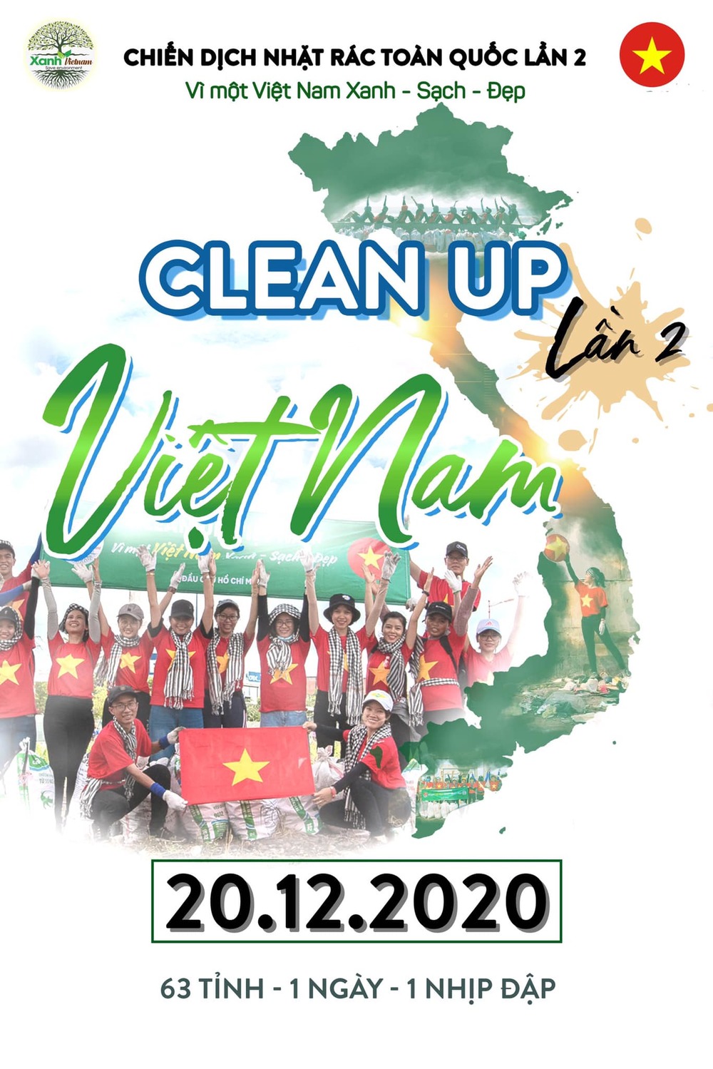  
Chiến dịch nhặt rác của Xanh Việt Nam trong vài ngày tới. (Ảnh: Group Xanh Việt Nam)