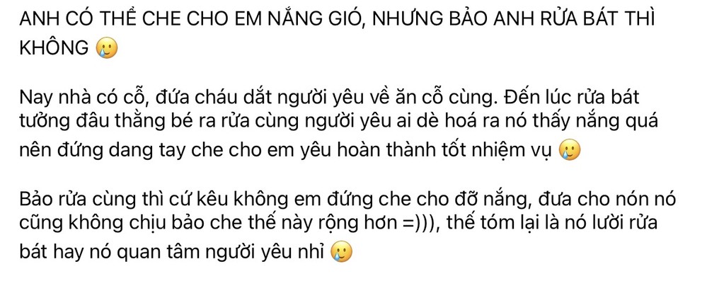 
Nguyên văn sự việc được kể lại. (Ảnh chụp màn hình) 