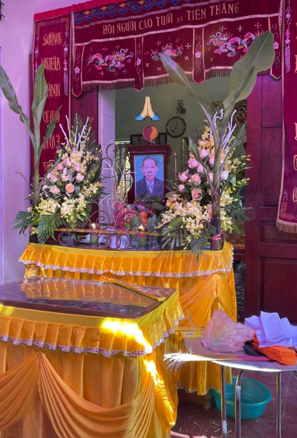  
Đám tang của ông nội Quốc Anh đã và đang được tổ chức tại Hà Nội