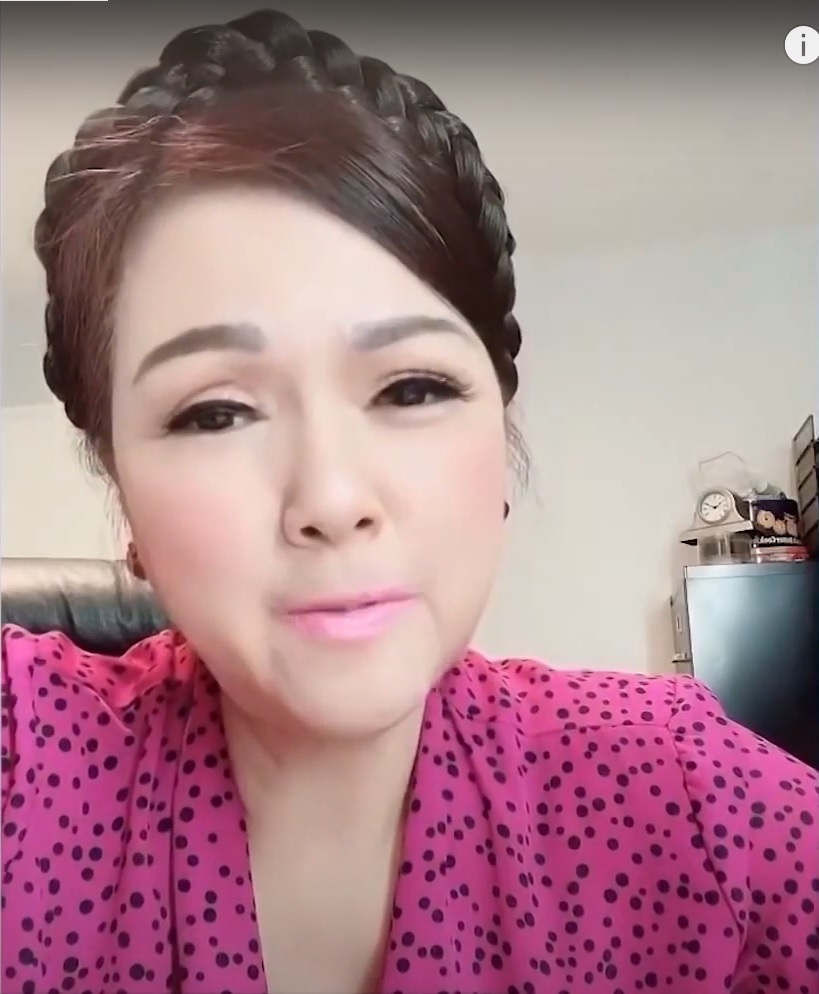  
Phương Loan quay đoạn video ngắn dặn dò chồng ăn uống đầy đủ, giữ gìn sức khỏe. (Ảnh: Chụp màn hình) - Tin sao Viet - Tin tuc sao Viet - Scandal sao Viet - Tin tuc cua Sao - Tin cua Sao