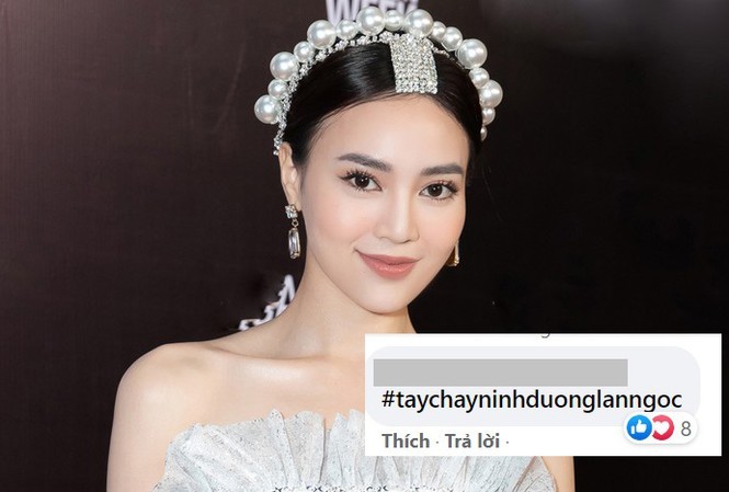  
Hashtag #taychayninhduonglanngoc trở nên phổ biến. Ảnh: vietgiaitri