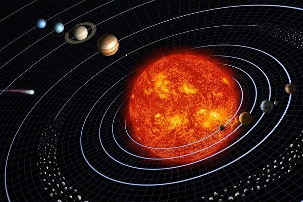  Dự đoán của các nhà khoa học rằng sao Thổ và sao Mộc sắp nằm ngang thành một đường thẳng. (Ảnh: VietNamnet)