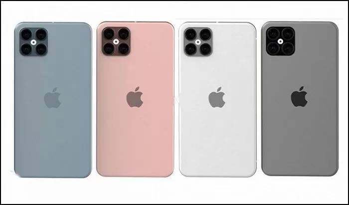  
Những màu dự kiến được cho là của iPhone 13. (Ảnh: Twitter)