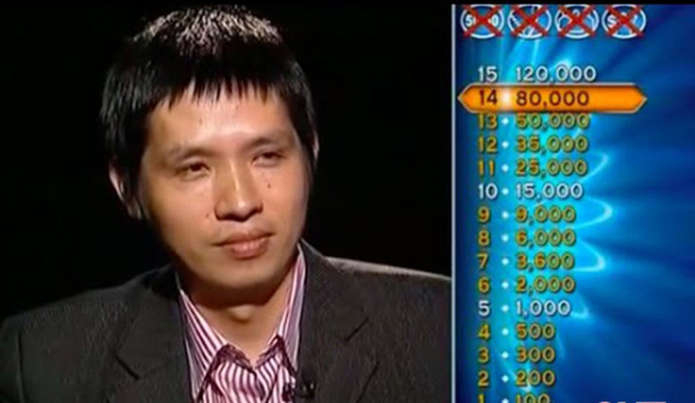  
Người chơi Nguyễn Lê Anh trả lời đúng 14 câu hỏi và đã sử dụng hết quyền trợ giúp. (Ảnh: Chụp màn hình)