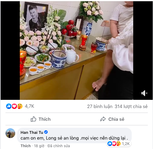  
Hàn Thái Tú cám ơn Linh Lan vì đã chịu lên tiếng (Ảnh: chụp màn hình) - Tin sao Viet - Tin tuc sao Viet - Scandal sao Viet - Tin tuc cua Sao - Tin cua Sao