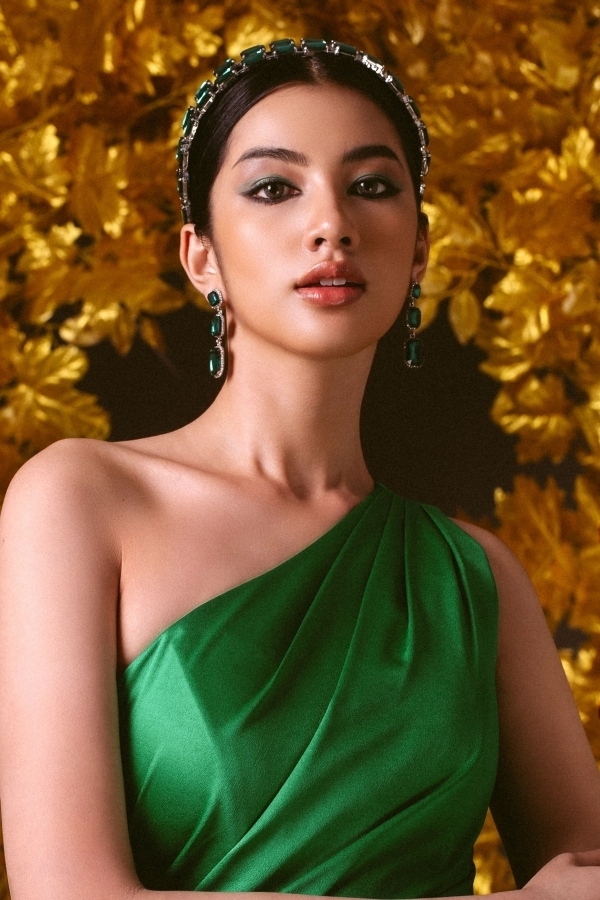  
Cẩm Đan được mệnh danh là thí sinh có gương mặt đẹp nhất Hoa hậu Việt Nam. (Ảnh: FBNV)