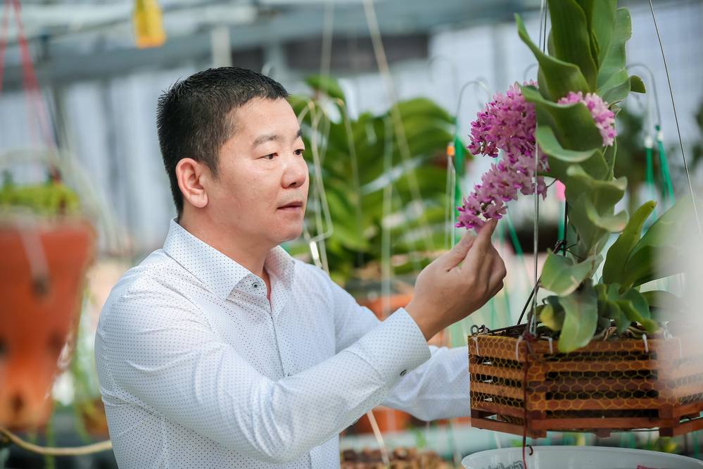 Câu chuyện chinh phục vườn lan đa sắc kỳ công của doanh nhân Trần Ngọc Hà