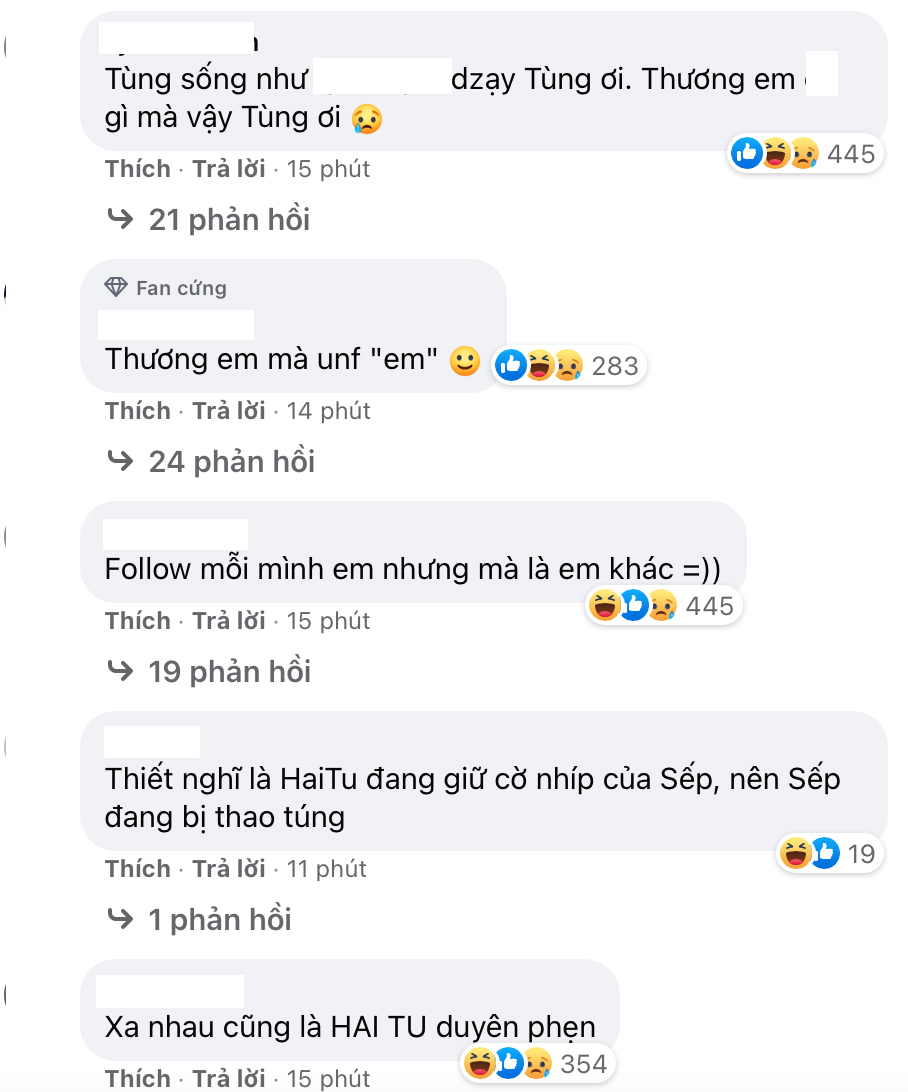 Dân tình chỉ trích Sơn Tùng unfollow Thiều Bảo Trâm, theo dõi Hải Tú