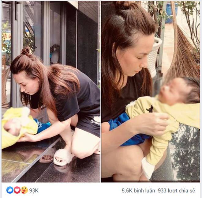  
Phi Nhung đăng tải hình ảnh nhận nuôi con lên trang cá nhân của mình. (Ảnh: Thanh niên)