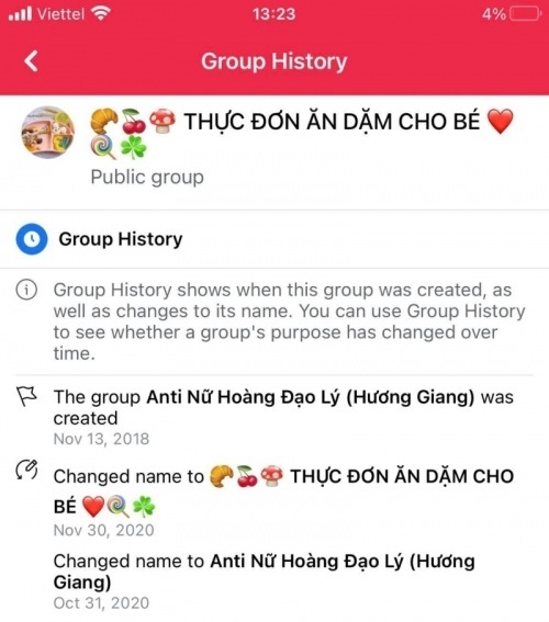  
Nhóm anti-fan của Hương Giang đổi thành group bán hàng online  (Ảnh: Facebook)