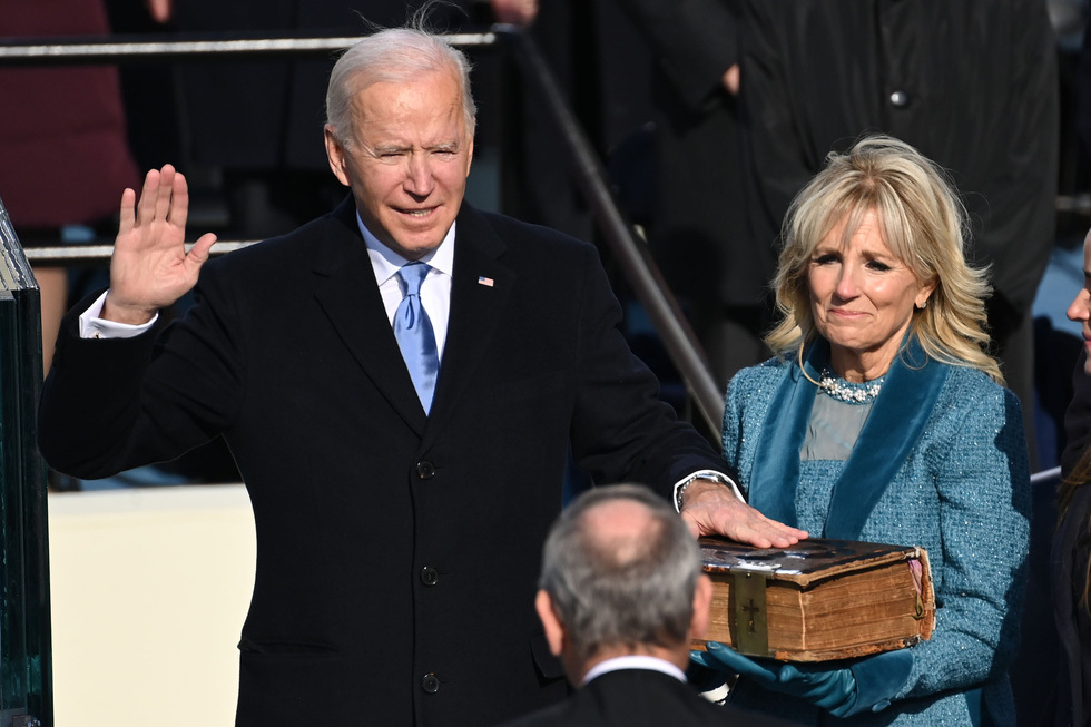  
Ông Joe Biden đã hoàn thành xong lễ nhậm chức trở thành Tổng thống thứ 46 của Mỹ. (Ảnh: CNN)