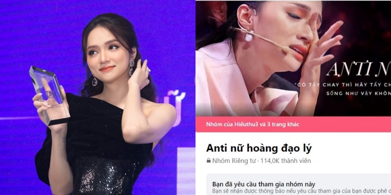  
Hương Giang nhận giải Nữ nghệ sĩ được yêu thích nhất sau lùm xùm có lượng anti-fan khủng. Ảnh: FB
