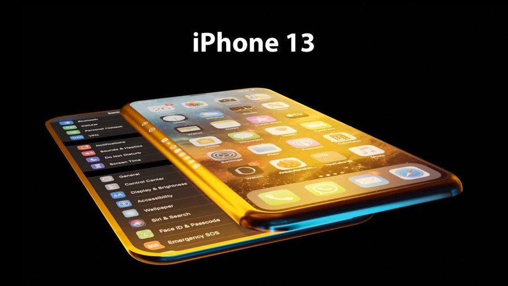  
Ảnh concept dự đoán của iPhone 13. (Ảnh minh họa: Telefonino)