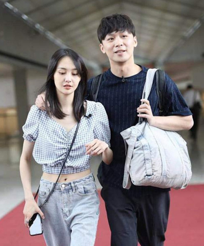
Cặp đôi Trịnh Sảng - Trương Hằng thuở còn mặn nồng. Ảnh: Weibo.