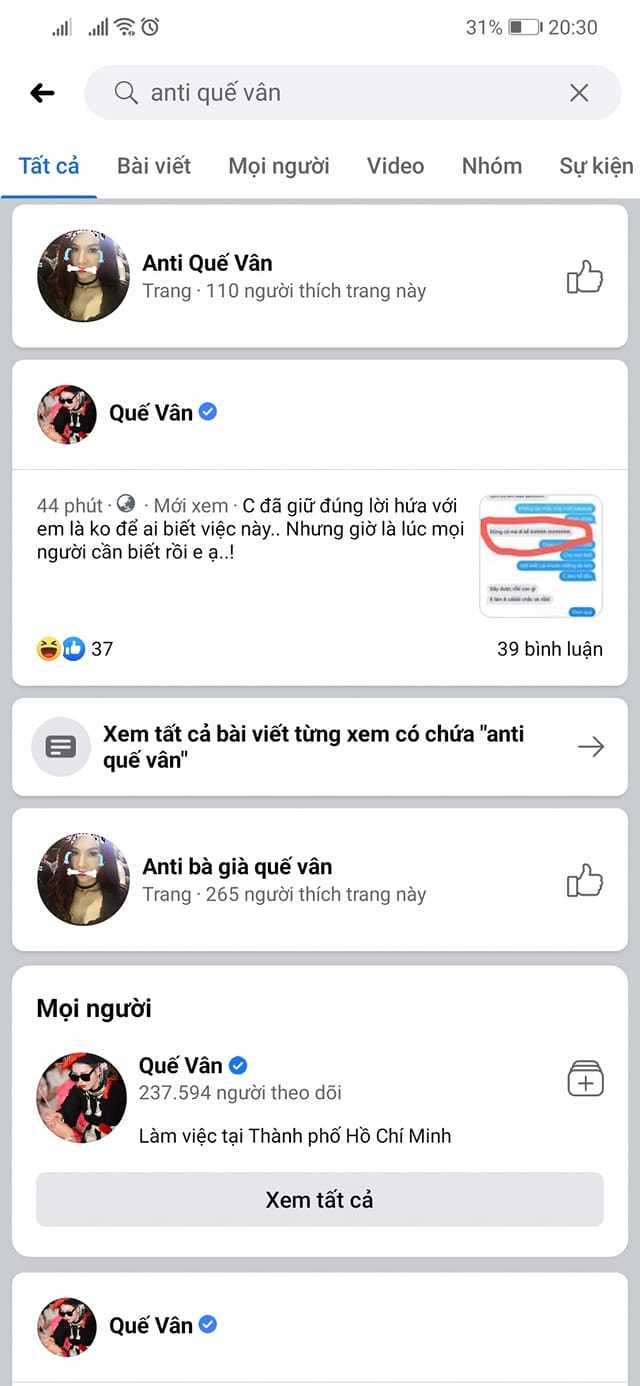 Đang yên đang lành thì hiện tại cô cũng đã được liệt kê vào danh sách nghệ sĩ có hội anti-fan. (Ảnh: FBNV) - Tin sao Viet - Tin tuc sao Viet - Scandal sao Viet - Tin tuc cua Sao - Tin cua Sao