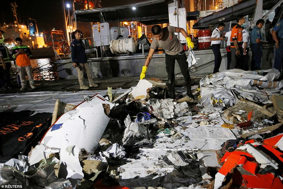  
Rất nhiều mảnh vỡ máy bay đã được tìm thấy. (Ảnh: Reuters)