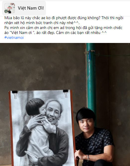  
Tấm ảnh chàng trai đăng tải trên Việt Nam Ơi. (Ảnh: Việt Nam Ơi)