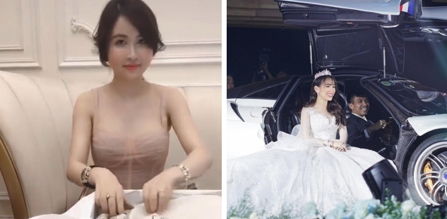  
Mina Phạm đăng video đập hộp trong ngày cưới của con riêng chồng. (Ảnh: FBNV)