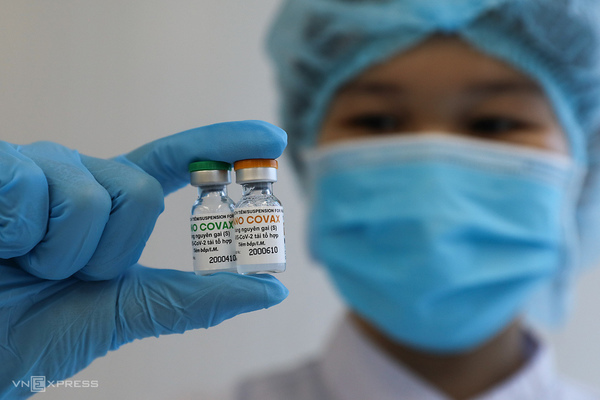  
Vaccine Nano Covax do Việt Nam sản xuất. (Ảnh: VNExpress)