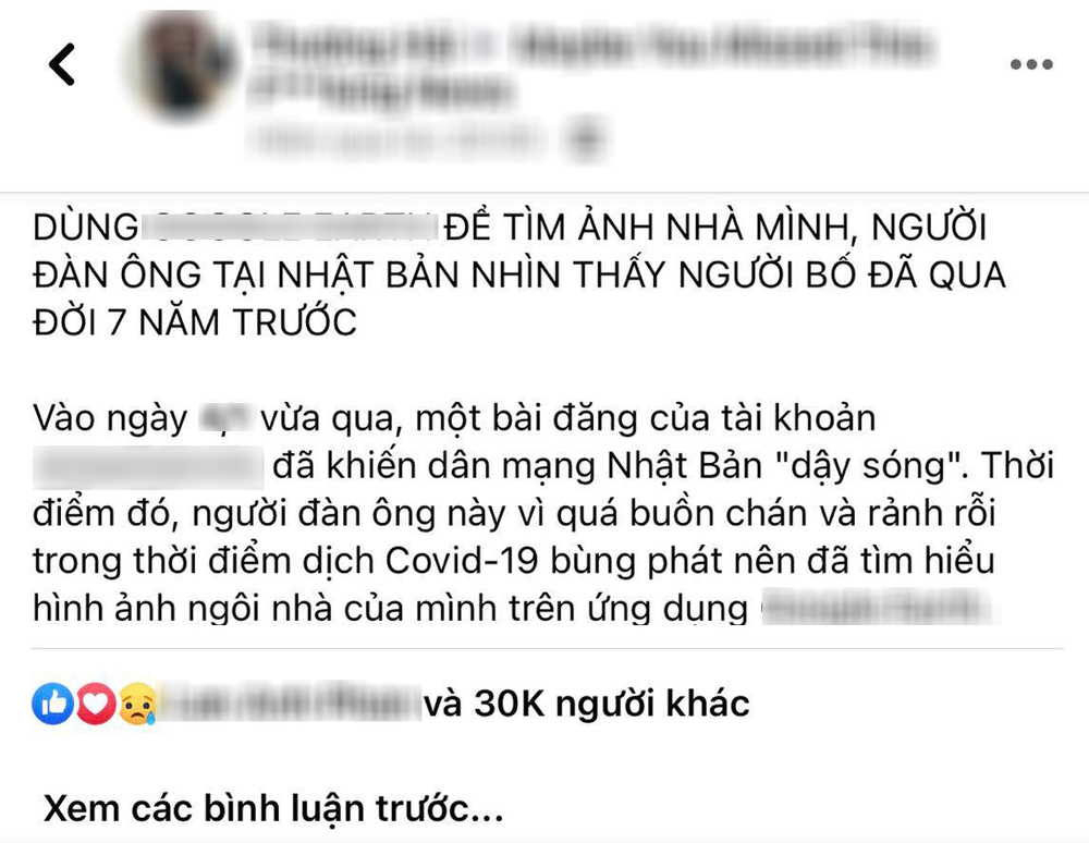  
Câu chuyện được đăng tải lại trên diễn đàn mạng xã hội tại Việt Nam. (Ảnh: Chụp màn hình)