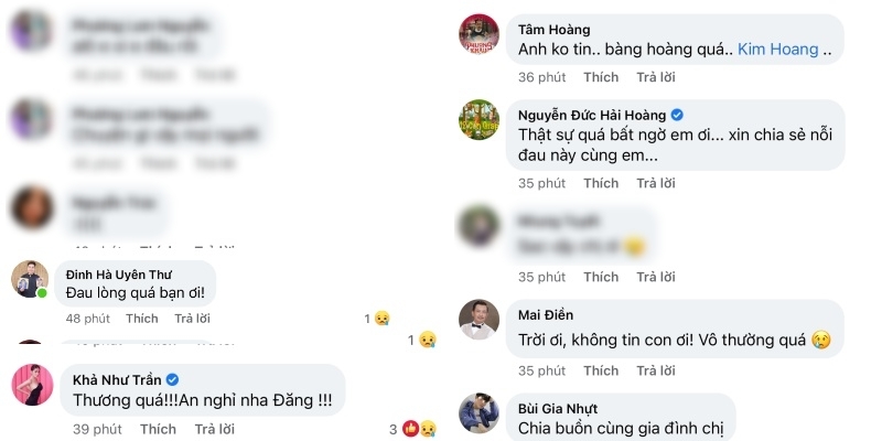  
Khả Như, Hoàng Rapper và dàn diễn viên trẻ bàng hoàng với sự ra đi đột ngột 
của nam diễn viên Nguyễn Ánh Hải Đăng (Ảnh: Facebook nhân vật)