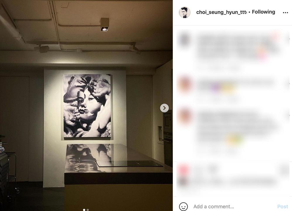  
T.O.P có niềm đam mê lớn với nghệ thuật, hội họa. (Ảnh: Chụp màn hình)