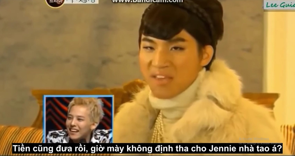  
Mẹ Jennie dùng tiền buộc G-Dragon rời đi (Ảnh: Chụp màn hình)