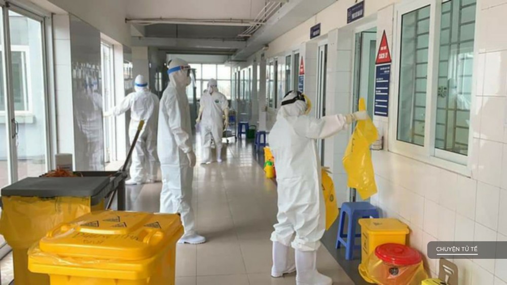 Một khu vực bệnh viện được vệ sinh sạch sẽ (Ảnh: Bộ Y tế)