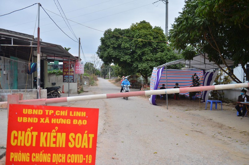  
Chí Linh, Hải Dương đang thực hiện giãn cách xã hội để phòng dịch (Ảnh: Pháp luật TP.HCM)