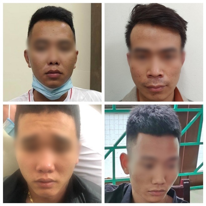  
4 nam thanh niên đã bị khởi tố (Ảnh: VTC News)