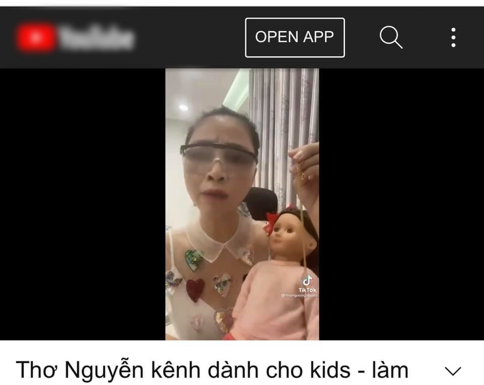  
Thơ Nguyễn đăng tải đoạn clip lên khiến dân tình không ngừng tranh cãi. (Ảnh: BVNĐTP)
