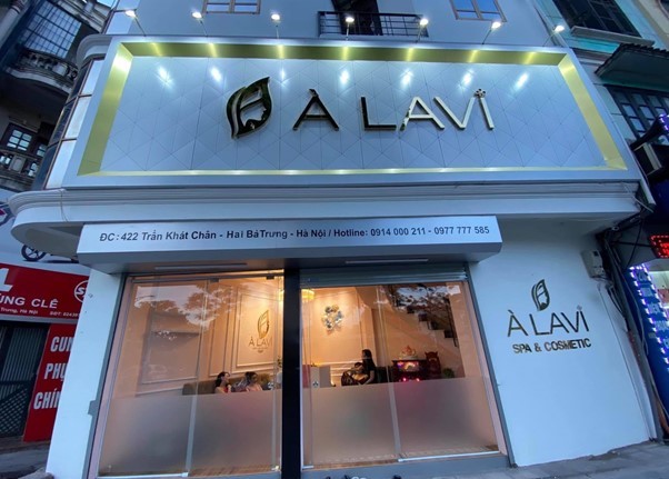  
Hình ảnh chi nhánh Àlavi spa & cosmetic tại Hà Nội.