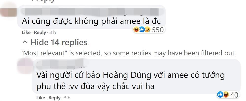  
Nhiều fan không vui khi Hoàng Dũng đã có người yêu còn bị ghép cặp với AMEE. (Ảnh: FB) - Tin sao Viet - Tin tuc sao Viet - Scandal sao Viet - Tin tuc cua Sao - Tin cua Sao