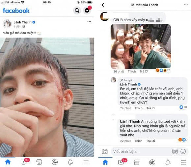  
Lãnh Thanh bức xúc trước bình luận tiêu cực của netizen