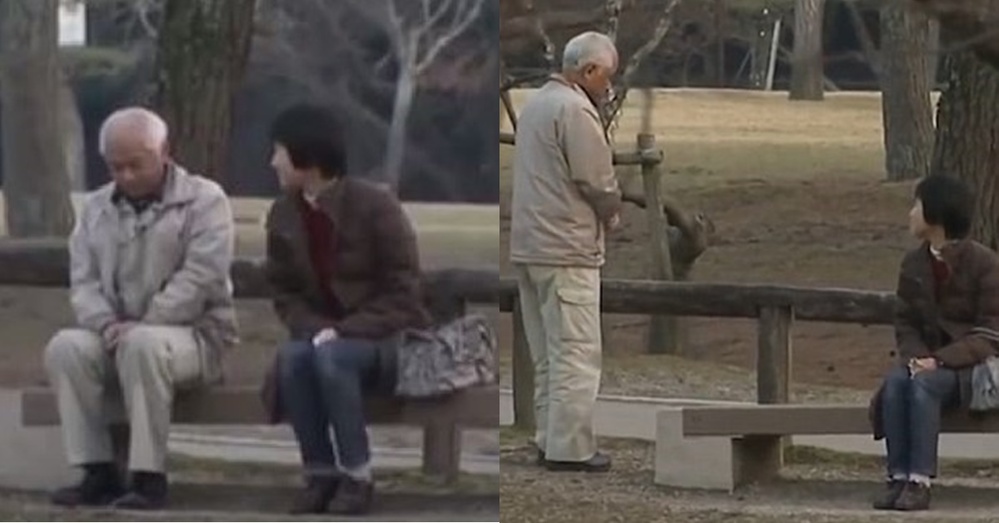 
Hai vợ chồng già đã không nói chuyện với nhau suốt 20 năm (Ảnh: Hokkaido Television)