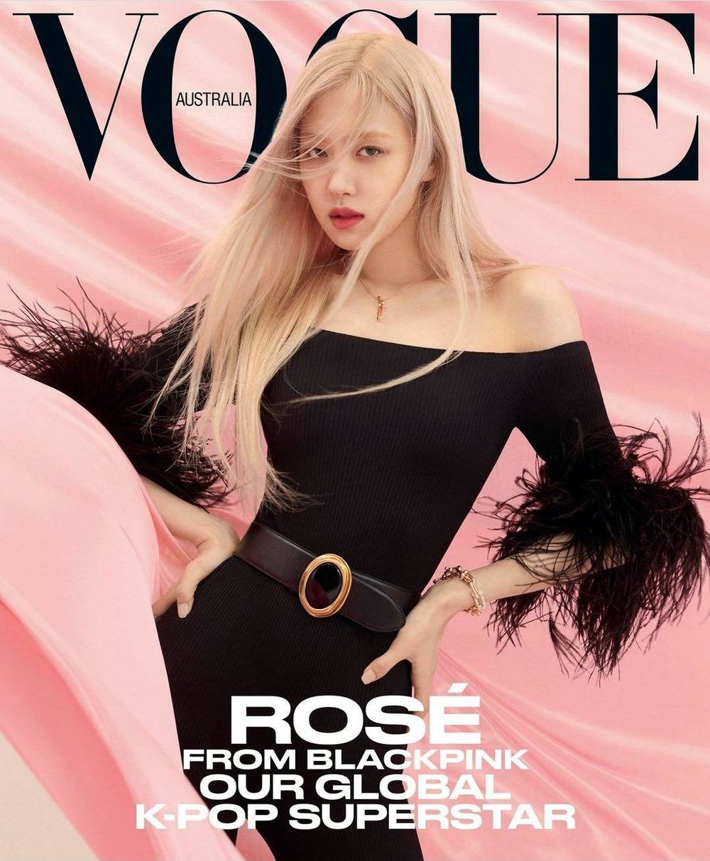  
Sáng 30/3, fandom BLINK bất ngờ trước tin Rosé là gương mặt ảnh bìa của Vogue tại quê nhà. (Ảnh: Twitter)
