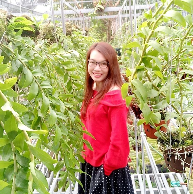  
Vườn lan của cô giáo xinh đẹp Thoa Phùng