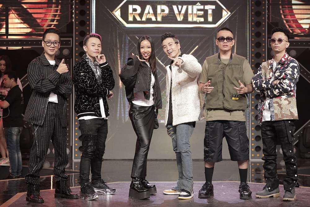  
Dàn huấn luyện viên và ban giám khảo đã khuấy đảo mùa một Rap Việt. (Ảnh: Facebook)
